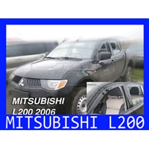 Mitsubishi L200 Yrs 06-on Brand New Heko 4 Piece Wind Deflectors