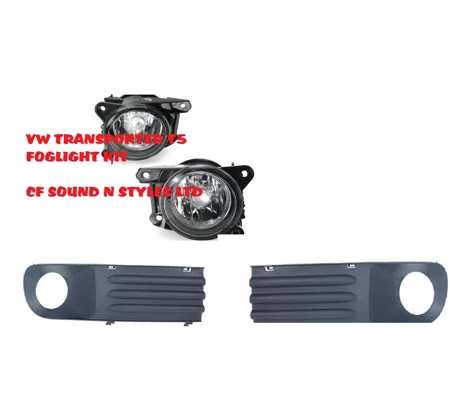 VW Transporter T5 Yrs 03-09 Foglight kit set Lamps & Grills