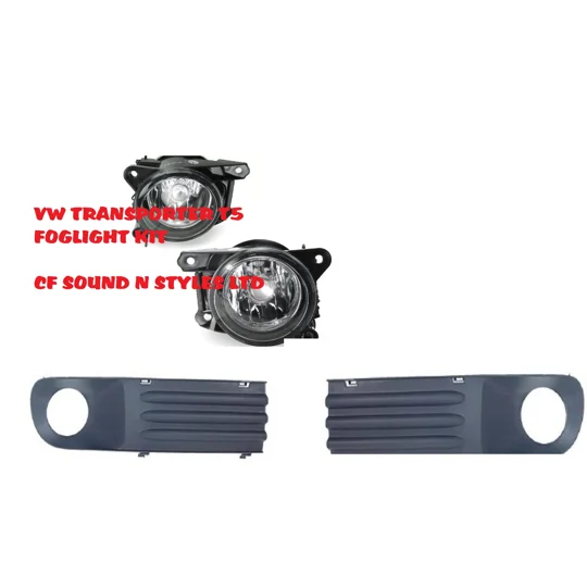 VW Transporter T5 Yrs 03-09 Foglight kit set Lamps & Grills