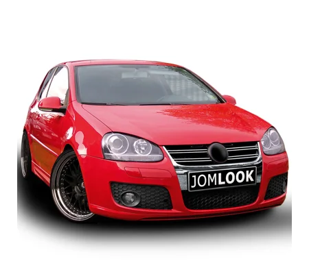 VW GOLF MK 5 V Yrs 04-09 All Model FULL FRONT BUMPER & Grills PLASTIC with FOGLIGHTS
