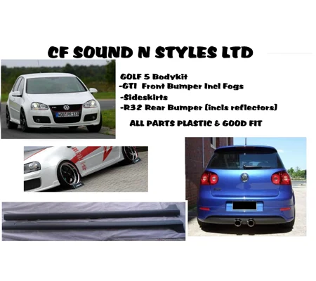 VW Golf MK5 V Yrs 04 - 08 GTI / R32 Combo Full Bodykit