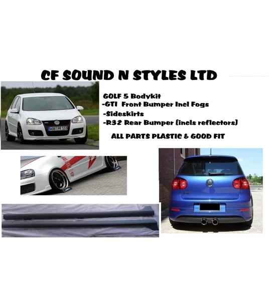 VW Golf MK5 V Yrs 04 - 08 GTI / R32 Combo Full Bodykit