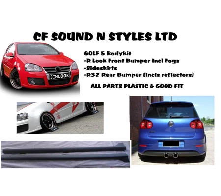 VW Golf MK5 V Yrs 04 - 08 R Look Bodykit