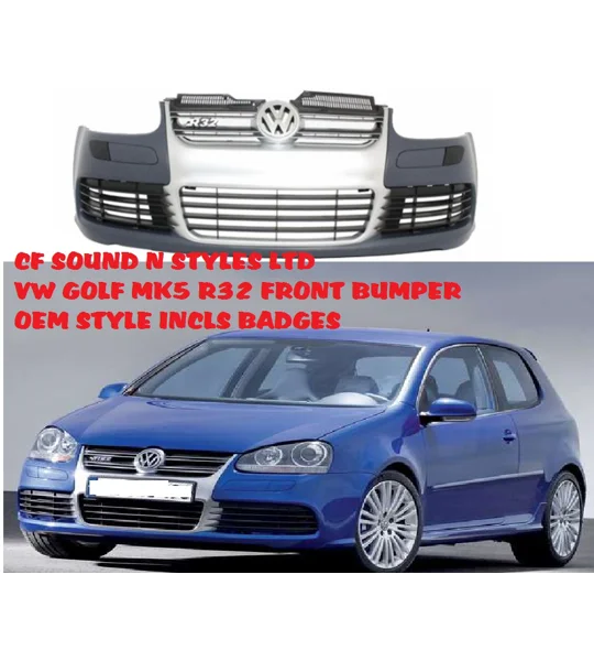 VW GOLF MK 5 V Yrs 04-09 R32 Bodykit Front Bumper, Rear Bumper & Sideskirts