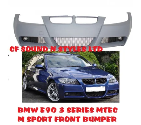 BMW E90, 3 Series Mtec Msport Front Bumper, Yrs 05-08 Saloon, Plastic
