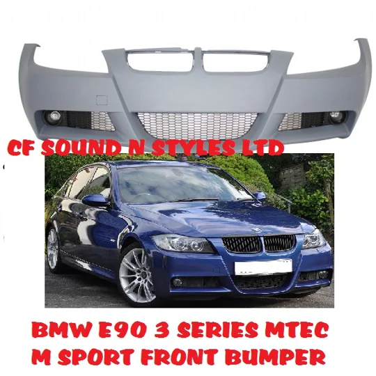 BMW E90, 3 Series Mtec Msport Front Bumper, Yrs 05-08 Saloon, Plastic