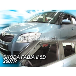 Skoda Fabia 5J Yrs 07-15 5drs Hatchback Brand New Heko 4 Piece Wind Deflectors 28322