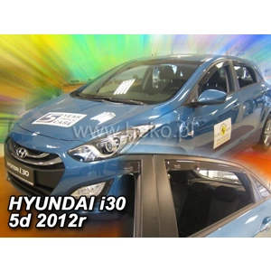 Hyundai I30 Yrs 12- on Brand New Heko 4 Piece Wind Deflectors COPY