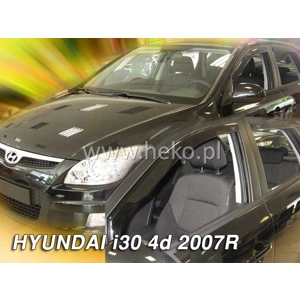 Hyundai I30 Yrs 07-12 on Brand New Heko 4 Piece Wind Deflectors