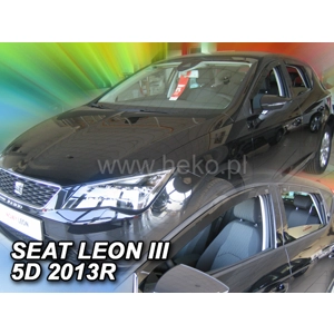 Seat Leon Yrs 14-on Brand New Heko 4 Piece Wind Deflectors