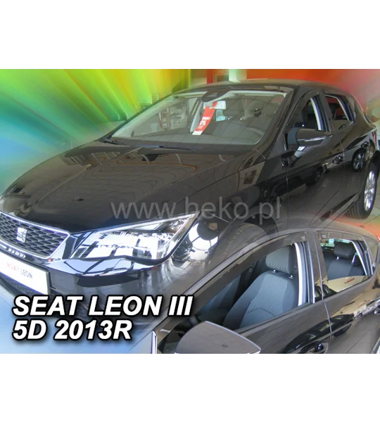 Seat Leon Yrs 14-on Brand New Heko 4 Piece Wind Deflectors