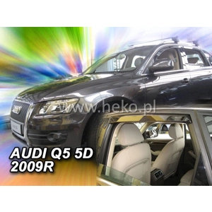 Audi Q5 Yrs 09-on Brand New 4 Piece Heko Wind Deflectors 10235