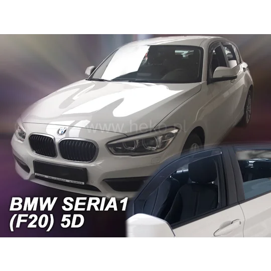 BMW 1 SERIES F20 Yrs 11- Brand New 4 Piece Heko Wind Deflectors