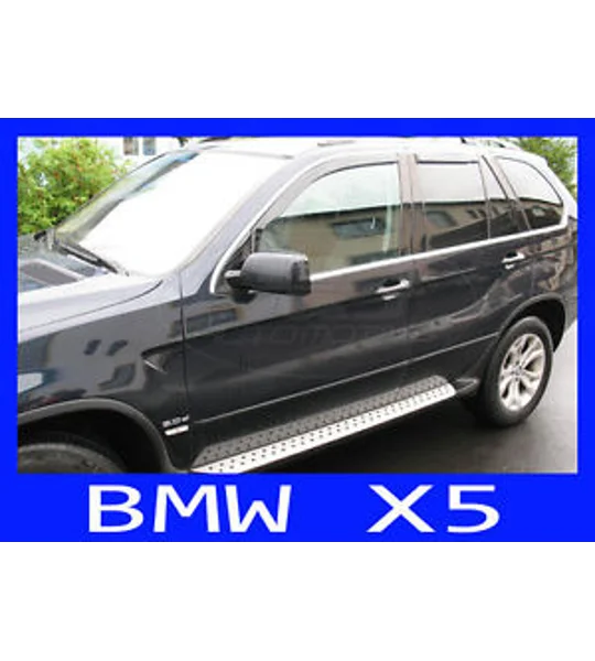 BMW X5 Yrs 00-06 Brand New 4 Piece Heko Tinted Wind Deflectors