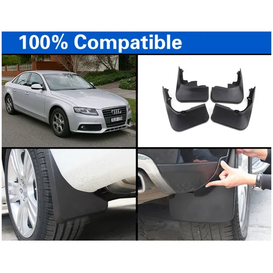 Audi A4 B8 Yrs 08-15 Moulded Mudflaps