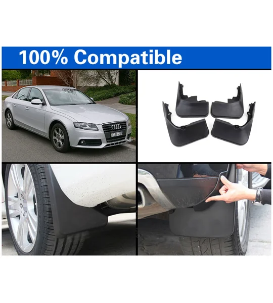 Audi A4 B8 Yrs 08-15 Moulded Mudflaps