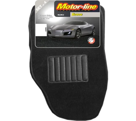 Universal Black Car Mats 4 Piece Set