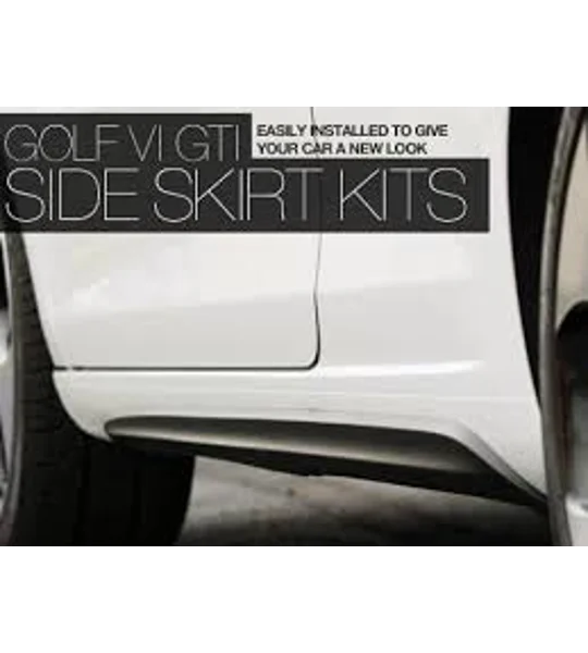 VW Golf MK6 VI 09-12 GTI Bodykit Front Bumper Incl Foglights,Plastic & GTI Sideskirts & Rear Bumper Insert