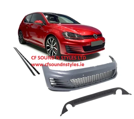 VW Golf Mk 7 VII Yrs 12- GTI Bodykit , Front Back & Sides Plastic