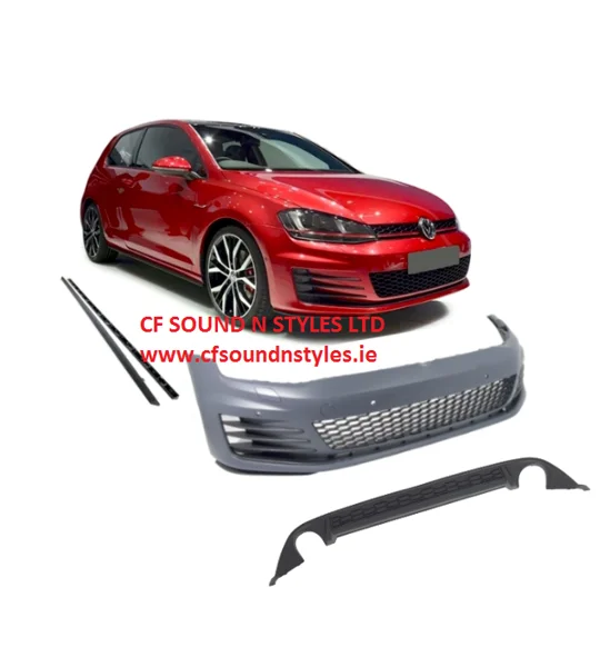 VW Golf Mk 7 VII Yrs 12- GTI Bodykit , Front Back & Sides Plastic