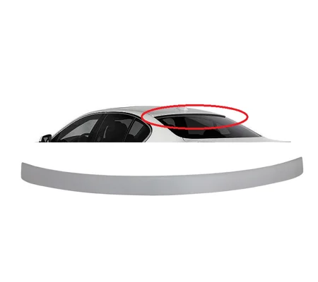 BMW 5 Series F10 Saloon Yrs 11-On REAR WINDOW ROOF SPOILER PLASTIC