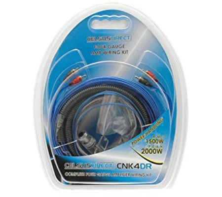 1500Watts RMS 2000Watts MAX 4 Gauge Amplifer Wiring Kit