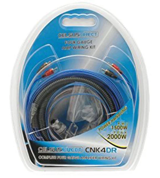 1500Watts RMS 2000Watts MAX 4 Gauge Amplifer Wiring Kit