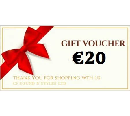 €20 Gift Voucher Valid Online In Store or PH Order