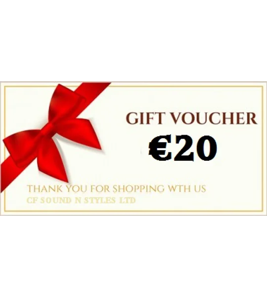 €20 Gift Voucher Valid Online In Store or PH Order