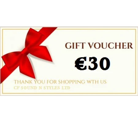 €30 Gift Voucher Valid Online In Store or PH Order