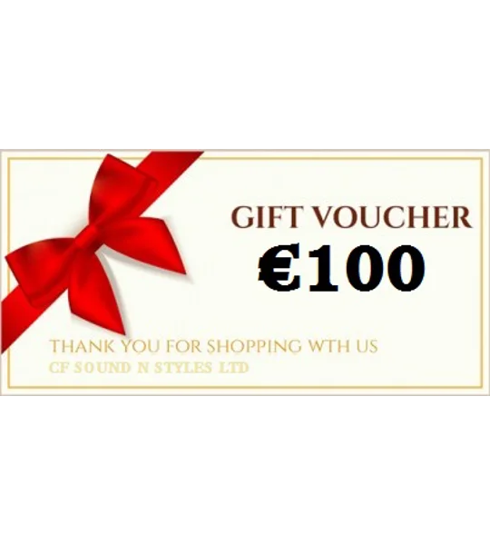€100 Gift Voucher Valid Online In Store or PH Order