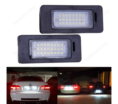 BMW 3 5 Series LED License Number Plate Light Error Free E39 E60 E61 E90 E92