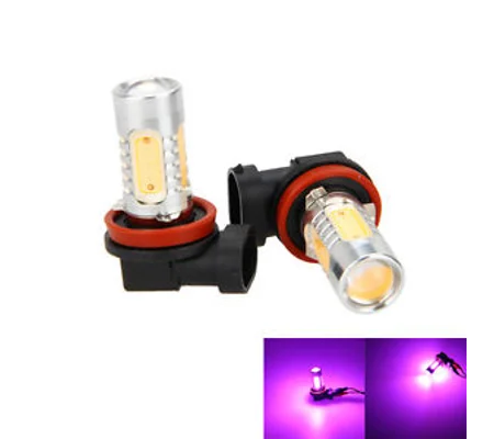 9006 Cree LED Pink 12k Foglight Bulbs Pair