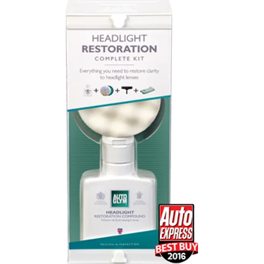Headlight Restoration Complete Kit