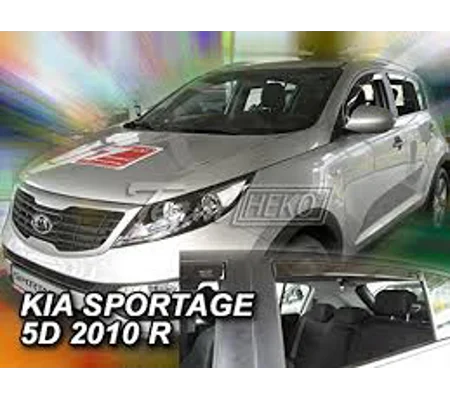Kia Sportage III Yrs 10-15 Brand New Heko 4 Piece Wind Deflectors