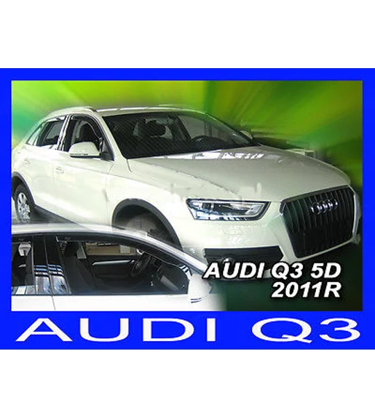 Audi Q3 Yrs 11-18 Brand New 4 Piece Heko Wind Deflectors 10241