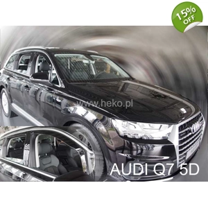 Audi Q7 II Yrs 16- Onwards Brand New 4 Piece Heko Wind Deflectors