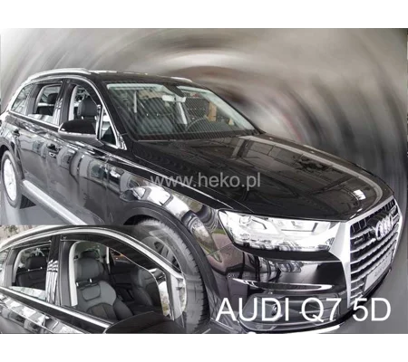 Audi Q7 II Yrs 16- Onwards Brand New 4 Piece Heko Wind Deflectors