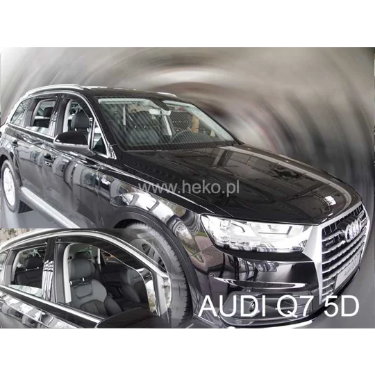 Audi Q7 II Yrs 16- Onwards Brand New 4 Piece Heko Wind Deflectors