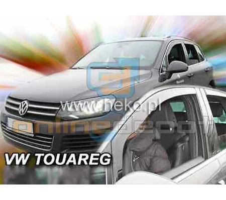 VW Touareg Yrs 10-18 On Brand New 4 Piece Heko Wind Deflectors 31184