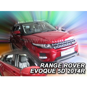 Range Rover Evoque Yrs 14- on Brand New Heko 4 Piece Wind Deflectors