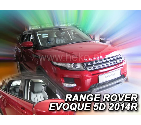 Range Rover Evoque Yrs 14- on Brand New Heko 4 Piece Wind Deflectors