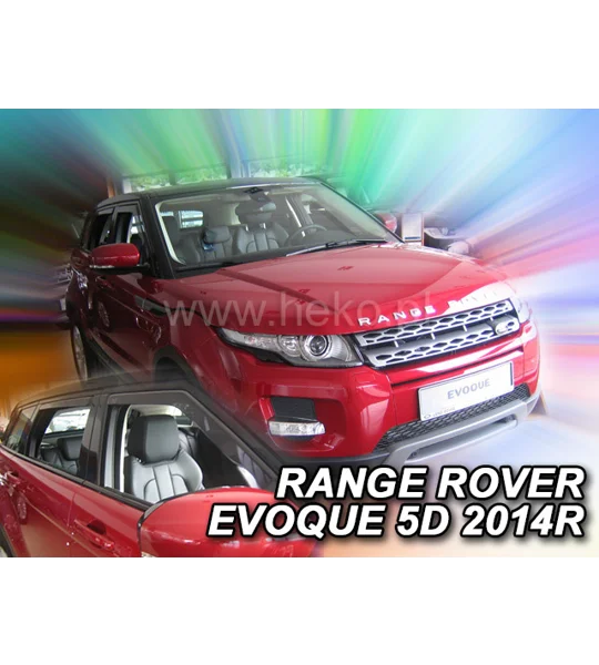 Range Rover Evoque Yrs 14- on Brand New Heko 4 Piece Wind Deflectors