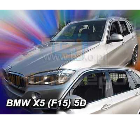 BMW X5 F15, 5doors, Yrs 2011- on New 4 Piece Heko Wind Deflectors