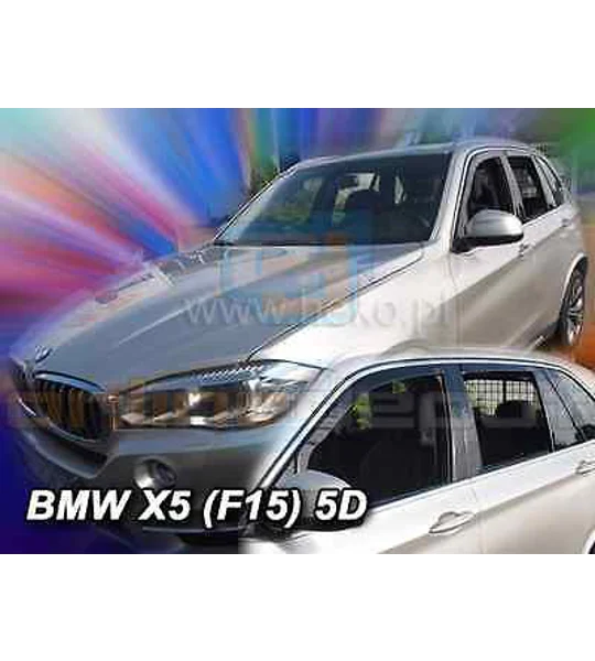 BMW X5 F15, 5doors, Yrs 2011- on New 4 Piece Heko Wind Deflectors