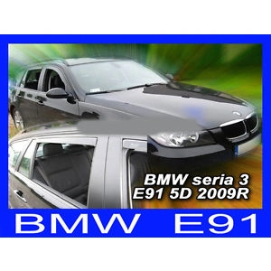 BMW E91 3 Series Estate 5drs Yrs 05-11, New 4 Piece Heko Wind Deflectors