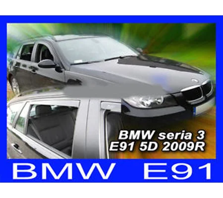 BMW E91 3 Series Estate 5drs Yrs 05-11, New 4 Piece Heko Wind Deflectors