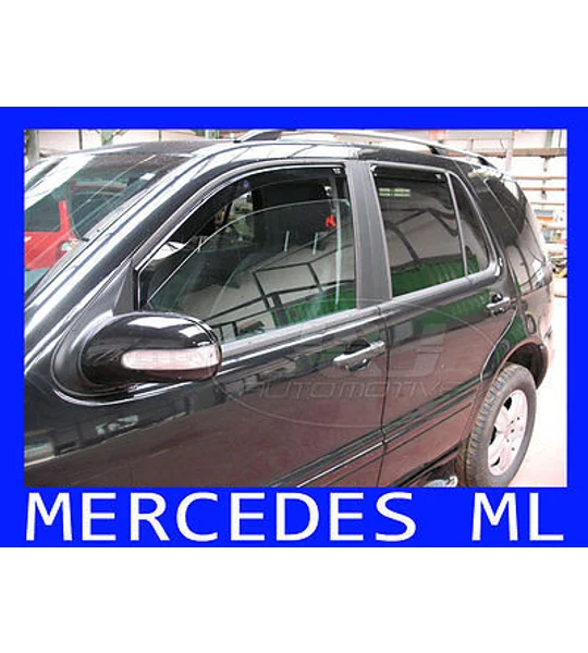 Mercedes ML 4x4 Yrs 97-05 Brand New Heko 4 Piece Wind Deflectors 23227