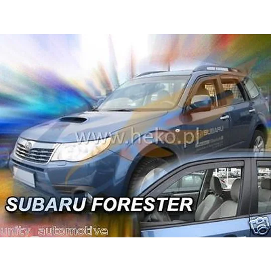 Subaru Forester Yrs 13- on Brand New Heko 4 Piece Wind Deflectors