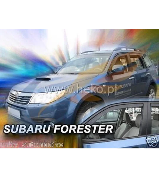 Subaru Forester Yrs 13- on Brand New Heko 4 Piece Wind Deflectors